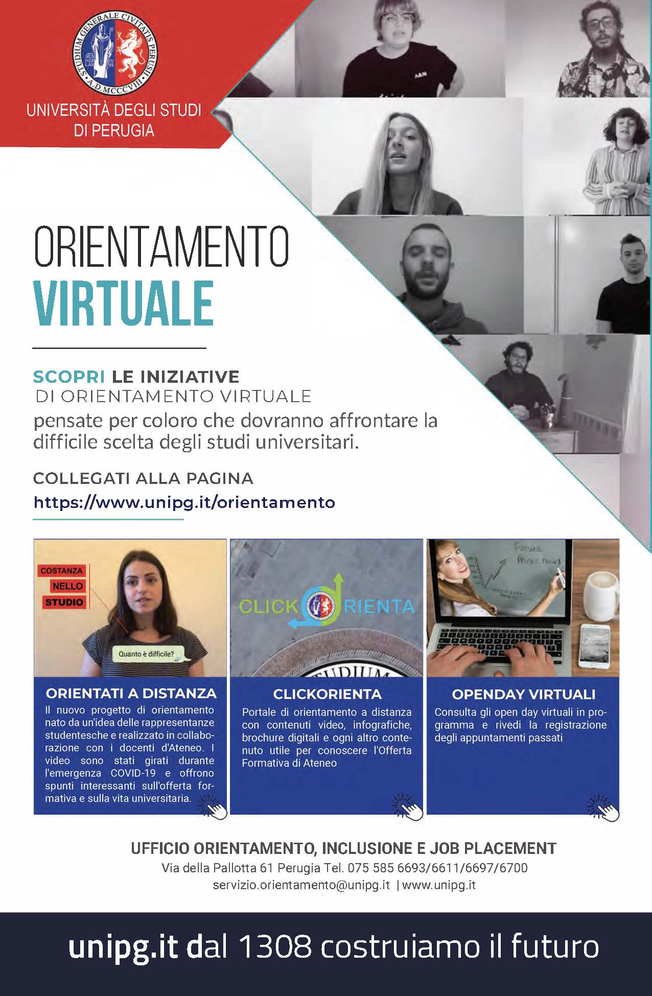 Locandina Interattiva Orientamento Virtuale Unipg Polo Scientifico Didattico Di Terni